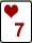 Kaart: harten zeven