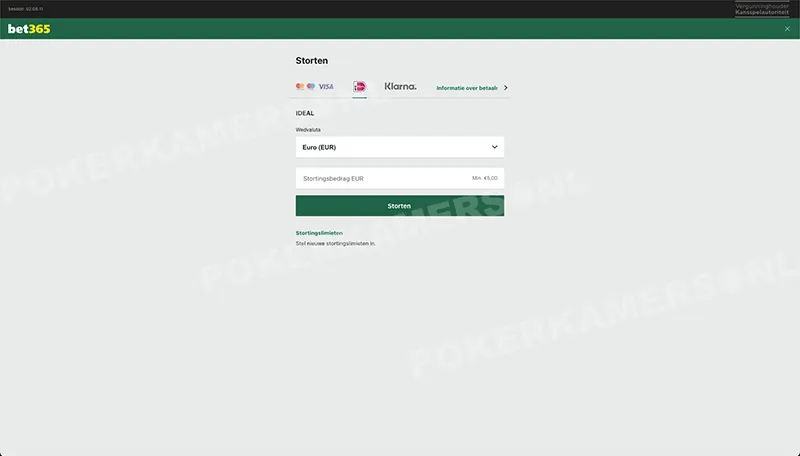 bet365 Betaalproces - Stap 4