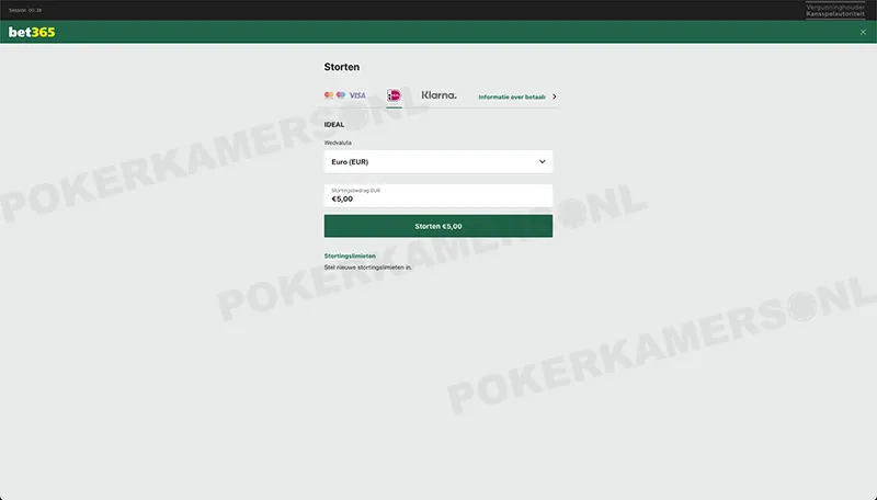 bet365 Betaalproces - Stap 7
