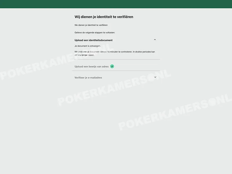 bet365 Registratieproces - Stap 12