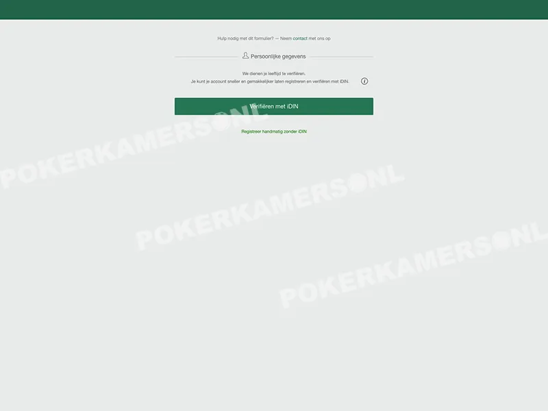 bet365 Registratieproces - Stap 3