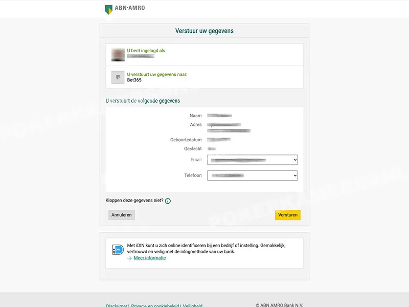 bet365 Registratieproces - Stap 6