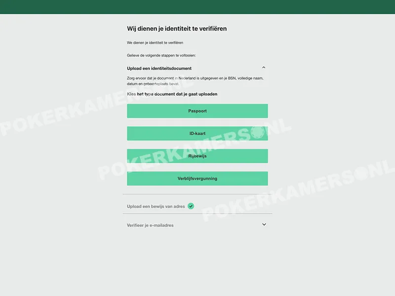 bet365 Registratieproces - Stap 9