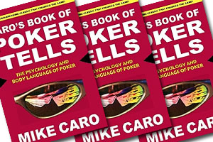 Pokerboek Omslag van Caro's Book of Poker Tells