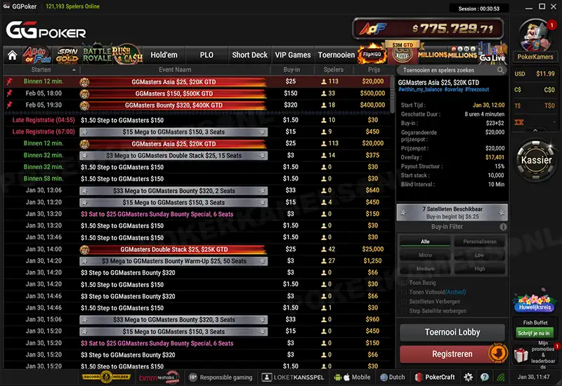 GGPoker NL GGMasters