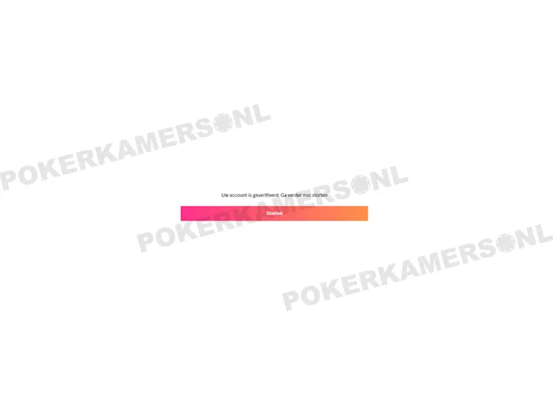 Holland Casino Poker Registratieproces - Stap 5