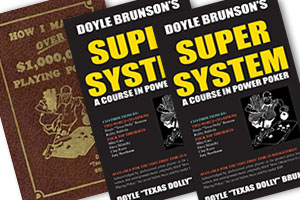 Pokerboek Omslag van Super System