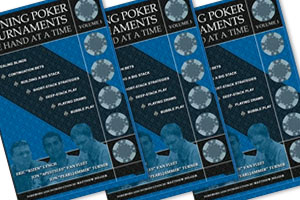 Pokerboek Omslag van Winning Poker Tournaments One Hand at a Time